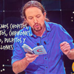 Meme de una persona leyendo un menú, utilizado como ejemplo de humor en comunicación política.