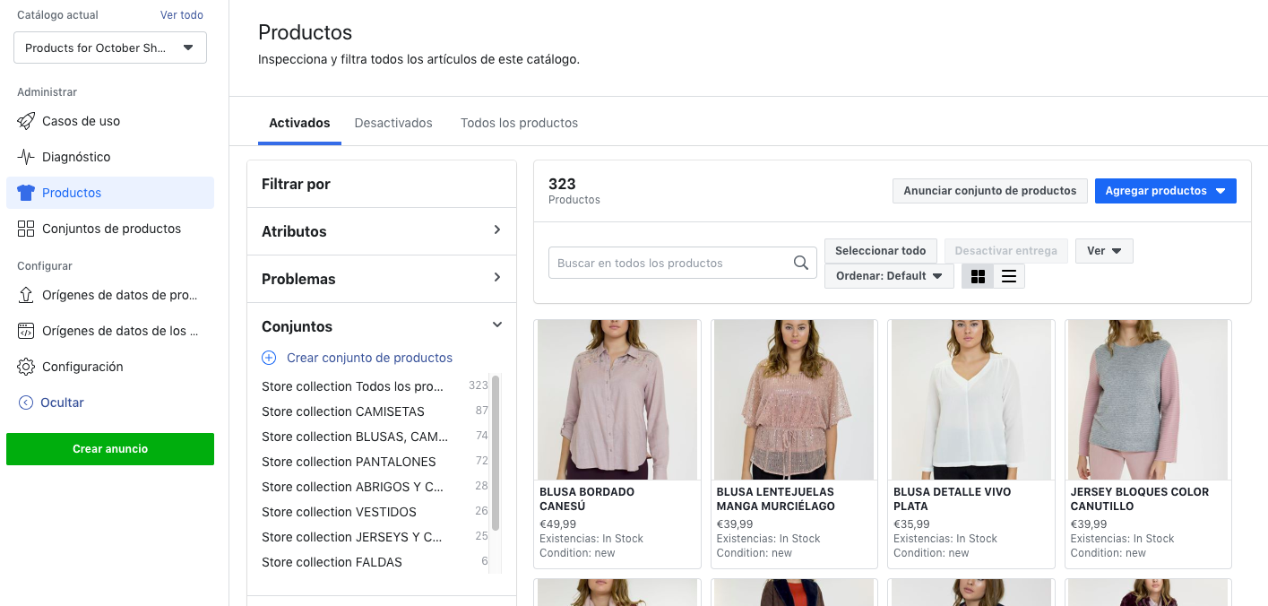 eed productos Facebook Remarketing DInamico